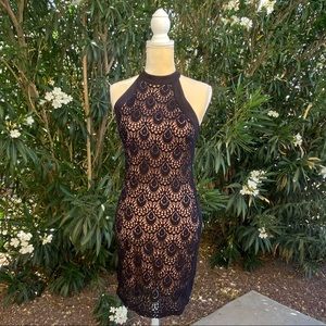 Black lace dress for women size medium